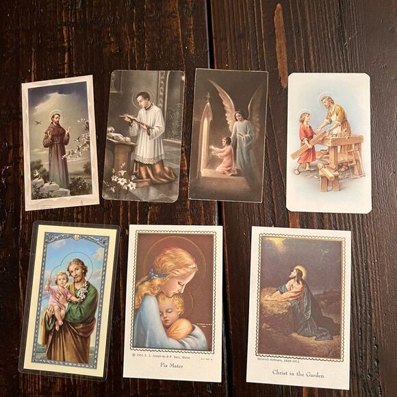 Vintage Religious Cards (Set of 7) - Picture 1 of 4